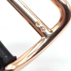 Hermes 18-karat Rose Gold Alligator Mother-of-pearl H Watch 10