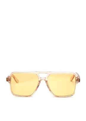 Joseph Apricot Aviator Square Sunglasses 6
