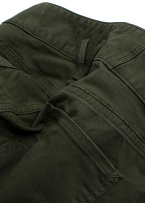 Veronica Beard Green Monika Stretch-cotton Twill Tapered Pants 7