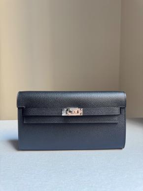 Hermes Black Epsom Kelly To Go 2