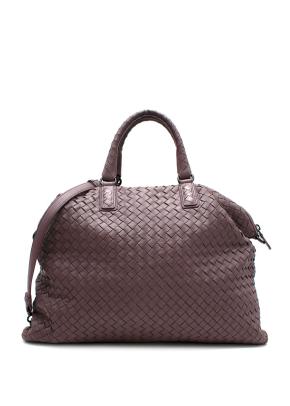 Bottega Veneta Intrecciato Convertible Tote in Burgundy 16