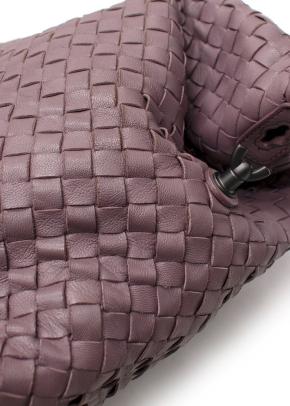 Bottega Veneta Intrecciato Convertible Tote in Burgundy 15