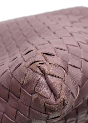 Bottega Veneta Intrecciato Convertible Tote in Burgundy 7
