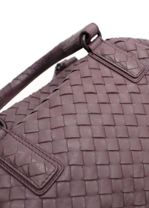 Bottega Veneta Intrecciato Convertible Tote in Burgundy 6