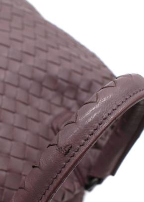 Bottega Veneta Intrecciato Convertible Tote in Burgundy 8