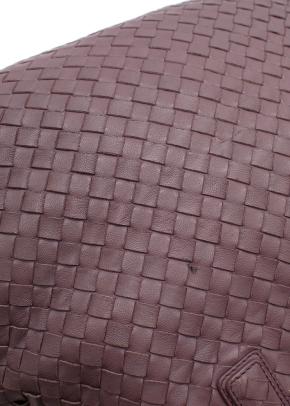 Bottega Veneta Intrecciato Convertible Tote in Burgundy 9