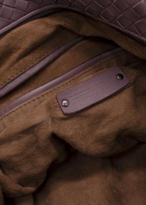 Bottega Veneta Intrecciato Convertible Tote in Burgundy 13