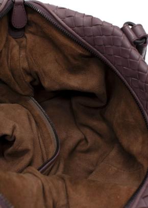 Bottega Veneta Intrecciato Convertible Tote in Burgundy 19