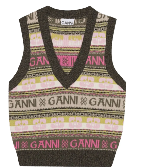 Ganni Kalamata Wool Vest 2