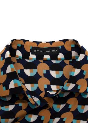 Etro Silk Patterned Printed Shirt 7