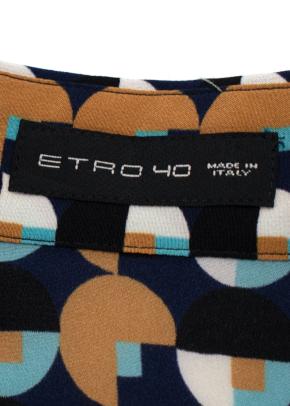 Etro Silk Patterned Printed Shirt 4