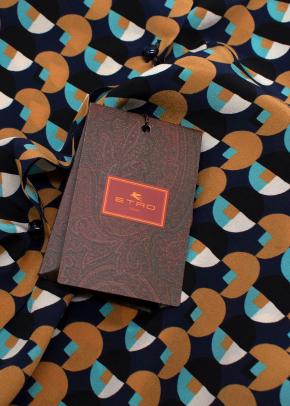 Etro Silk Patterned Printed Shirt 6