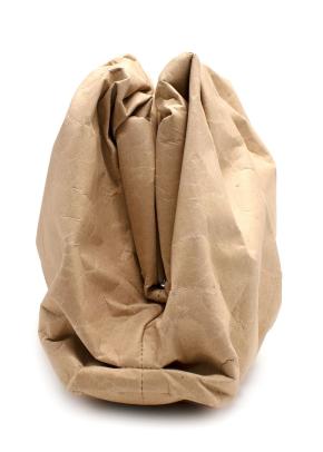 Bottega Veneta Beige Paper 'The Pouch' 14