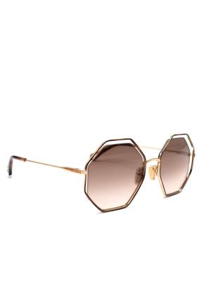 Chloé  Poppy Hexagonal Metal Sunglasses 5
