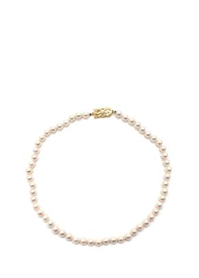 Mikimoto Current Cultured Pearl Strand Necklace 18k Gold 3