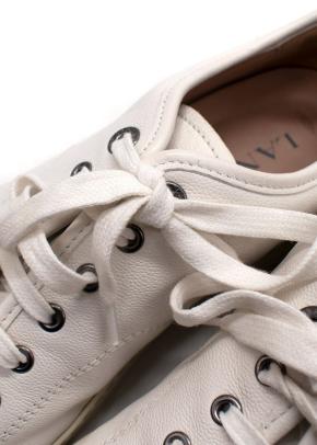 Lanvin White Low Top Sneakers 7