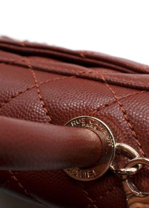 Chanel Sold Out Nut Brown Mini Coco Top Handle Bag 12