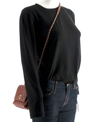 Chanel Sold Out Nut Brown Mini Coco Top Handle Bag 13