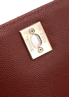 Chanel Sold Out Nut Brown Mini Coco Top Handle Bag 14