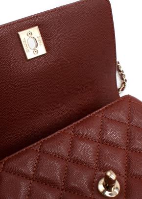 Chanel Sold Out Nut Brown Mini Coco Top Handle Bag 15