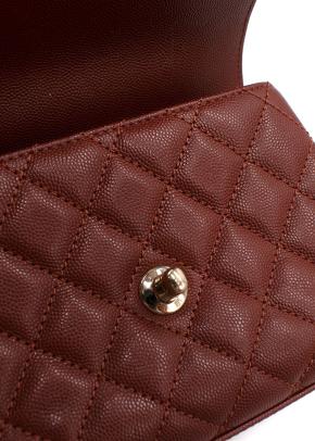 Chanel Sold Out Nut Brown Mini Coco Top Handle Bag 16