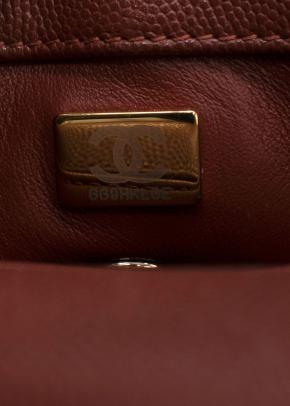 Chanel Sold Out Nut Brown Mini Coco Top Handle Bag 19