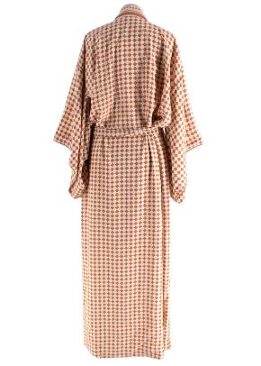 By Malene Birger Rust and Cream Kimono 2