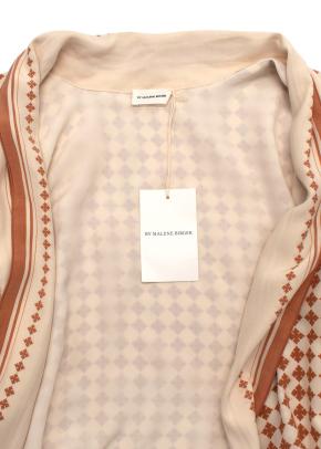 By Malene Birger Rust and Cream Kimono 10