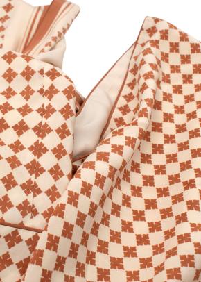 By Malene Birger Rust and Cream Kimono 9