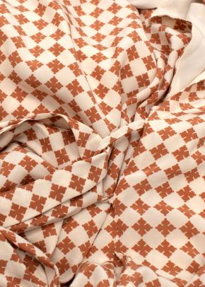 By Malene Birger Rust and Cream Kimono 5