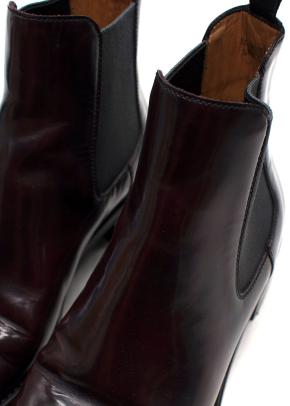 Church's Oxblood Patent Chelsea Boots 5
