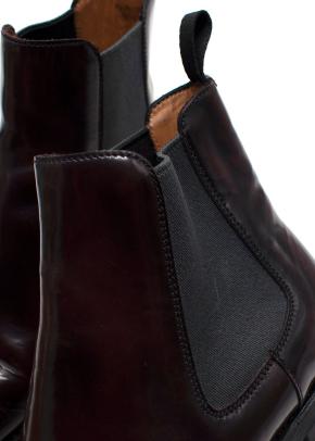 Church's Oxblood Patent Chelsea Boots 4