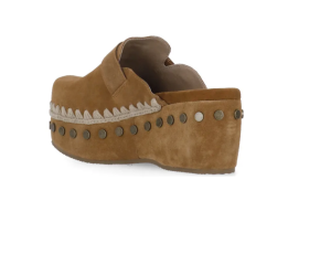 Mou Cognac Suede Summer Clog 3