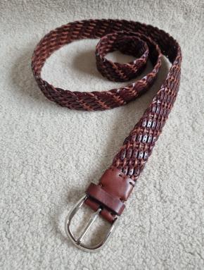 Brunello Cucinelli Plaited  Brown Leather Belt 7