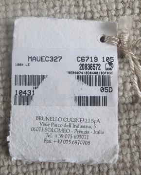 Brunello Cucinelli Plaited  Brown Leather Belt 9