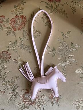 Hermes Rose Darling Rodeo Charm 3