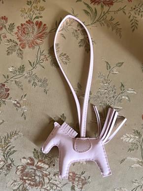 Hermes Rose Darling Rodeo Charm 2
