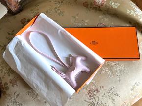 Hermes Rose Darling Rodeo Charm 5