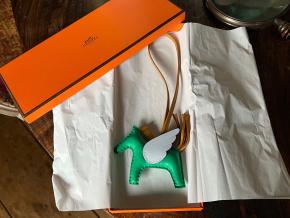 Hermes Rodeo Menthe Pegase PM Charm 5