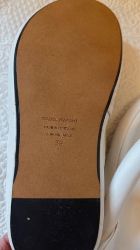 Isabel Marant White Leather “Orene” Platform Sandals 12