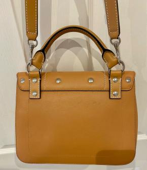 JW Anderson Tan Leather Disc Bag 3
