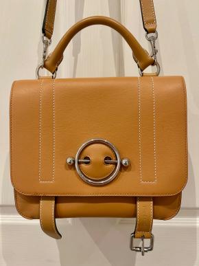 JW Anderson Tan Leather Disc Bag 2