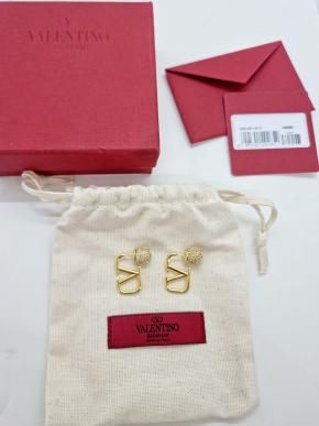 Valentino Crystal Ball VLOGO Earrings 3