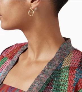 Valentino Crystal Ball VLOGO Earrings 2