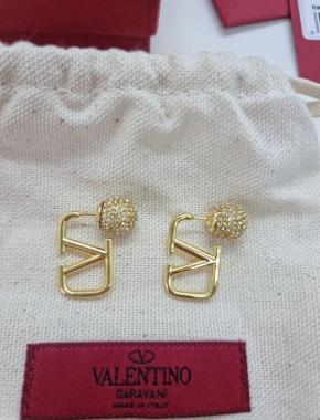 Valentino Crystal Ball VLOGO Earrings 6