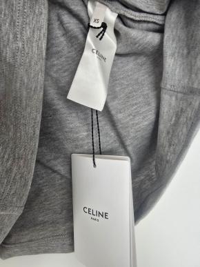 Celine Grey Abstract Design T-Shirt 5
