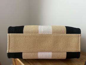 Chanel Striped Canvas Deauville Bag 5
