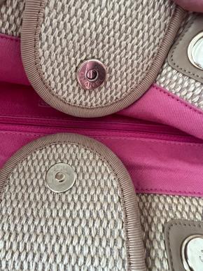 Chanel Striped Canvas Deauville Bag 7