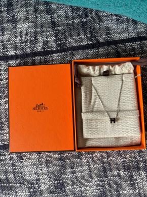 Hermes Black H Mini Pop Pendant 7