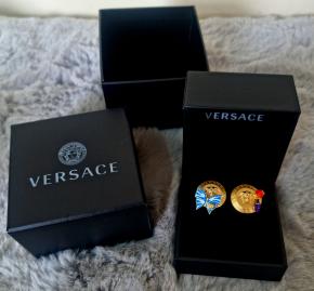 Versace Dua Lipa Butterfly Medusa Earrings 4